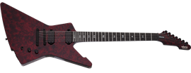 Schecter DIAMOND SERIES E-7 Apocalypse Red Reign 7-String Electric Guitar 2021